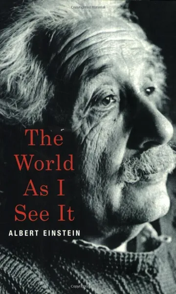 The World As I See It by Albert Einstein, book cover