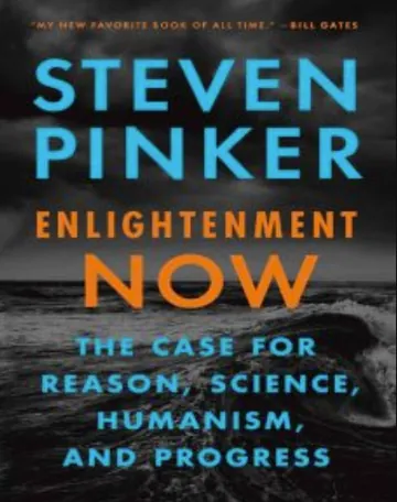 Enlightenment Now by Steven Pinker, book cover