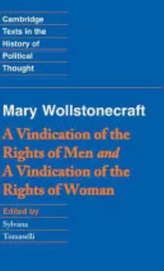 A Vindication of the Rights of Men by Mary Wollstonecraft, book cover