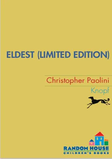 Eldest by Christopher Paolini, book cover