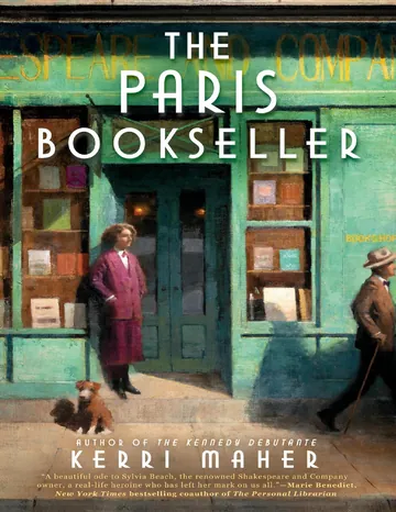 The Paris Bookseller by Kerri Maher, book cover