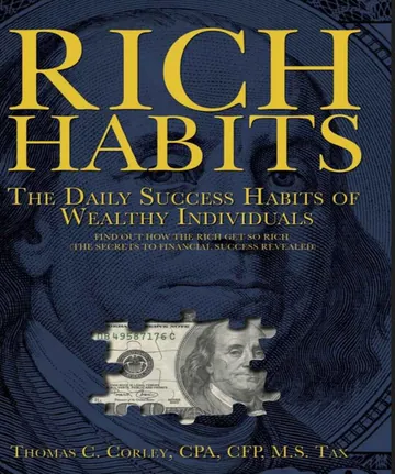 Rich Habits - The Daily Success Habits of Wealthy Individuals by Tom Corley, book cover