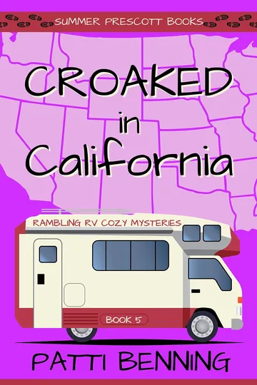 Croaked in California by Patti Benning, book cover
