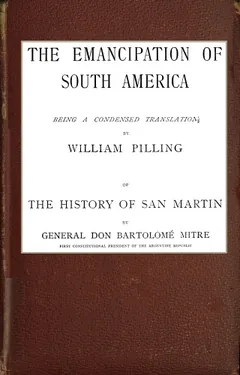 The Emancipation of South America by Bartolome Mitre, book cover