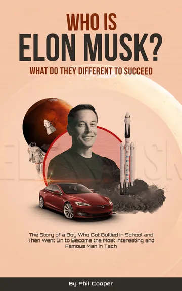 Who Is Elon Musk? by Phil Cooper, book cover