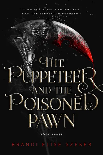 The Puppeteer and The Poisoned Pawn by Brandi Elise Szeker, book cover