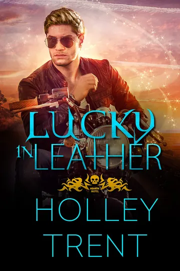 Lucky in Leather by Holley Trent, book cover
