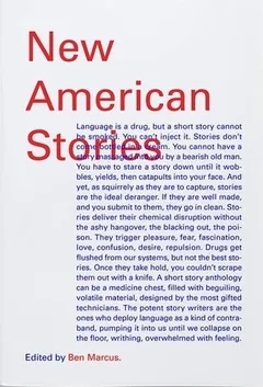 New American Stories by Ben Marcus, book cover