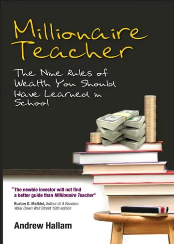 Millionaire Teacher by Andrew Hallam, book cover