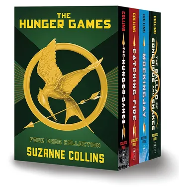 The Hunger Games 4-Book Collection by Suzanne Collins, book cover