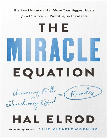 The Miracle Equation by Hal Elrod, book cover