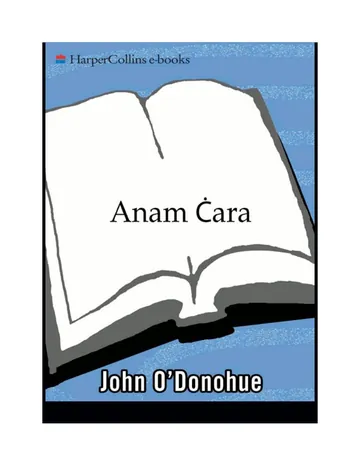 Anam Cara: A Book Of Celtic Wisdom by John O'Donohue, book cover