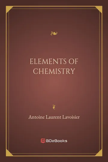 Elements of Chemistry by Antoine Laurent Lavoisier, book cover