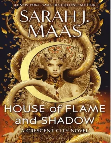 House of Flame and Shadow by Sarah J. Maas, book cover