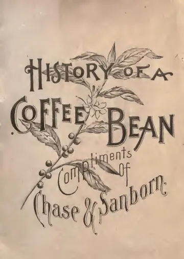 History of a Coffee Bean by Palmer Cox, book cover
