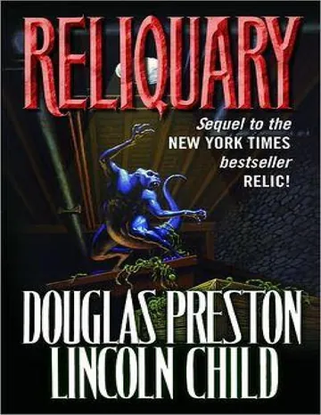 Reliquary by Douglas Preston, book cover