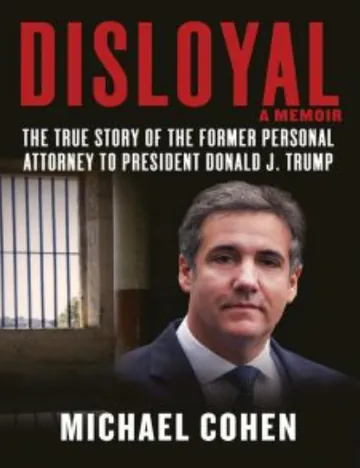 Disloyal by Michael Cohen, book cover