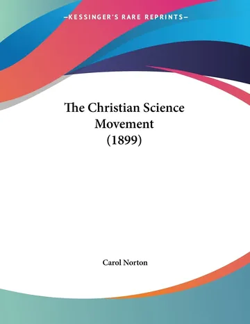 The Christian Science Movement by Carol Norton, book cover
