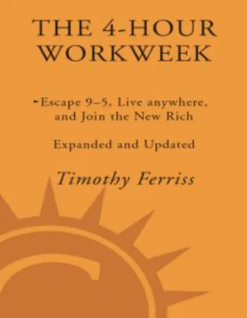 The 4-Hour Workweek: Escape 9-5 by Tim Ferriss, book cover