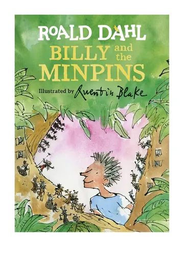 Billy and the Minpins by Roald Dahl, book cover