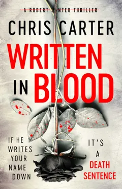 Written in Blood by Chris Carter, book cover