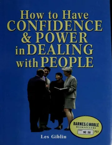 How to Have Confidence and Power in Dealing with People by Les Giblin, book cover