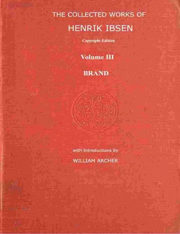 The Collected Works of Henrik Ibsen Volume 3 by Henrik Ibsen, book cover