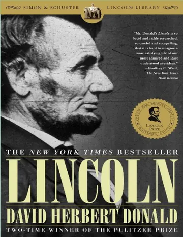 Lincoln by David Herbert Donald, book cover