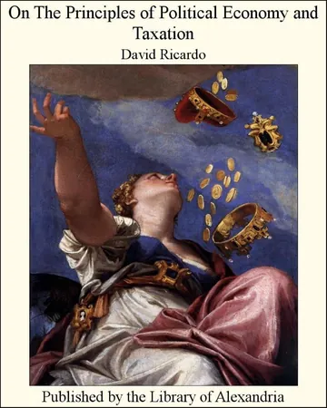 On the Principles of Political Economy and Taxation by David Ricardo, book cover