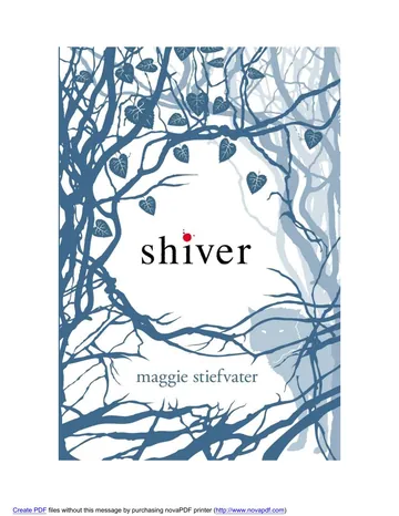 Shiver by Maggie Stiefvater, book cover