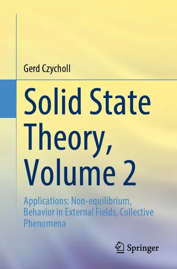 Solid State Theory, Volume 2 by Gerd Czycholl, book cover