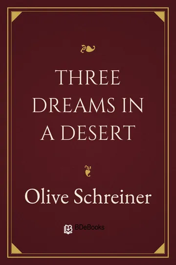 Three Dreams in a Desert by Olive Schreiner, book cover
