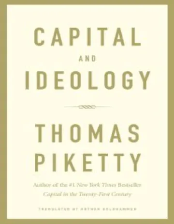 Capital and Ideology by Thomas Piketty, book cover