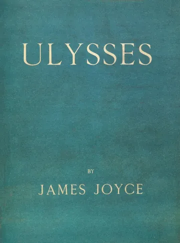 Ulysses by James Joyce, book cover