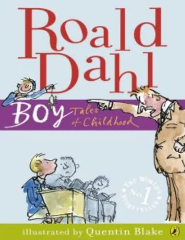 Boy Tales of Childhood by Roald Dahi, book cover