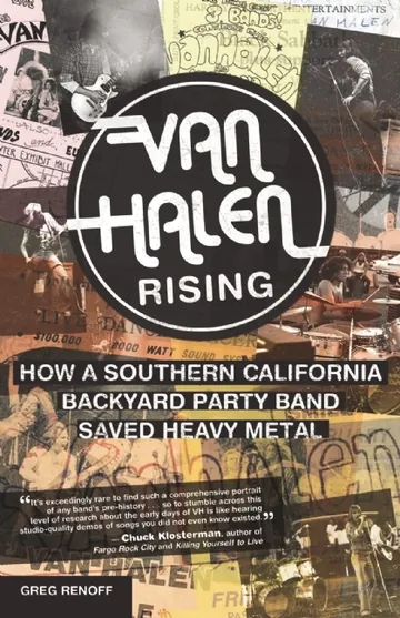 Van Halen Rising by Greg Renoff, book cover