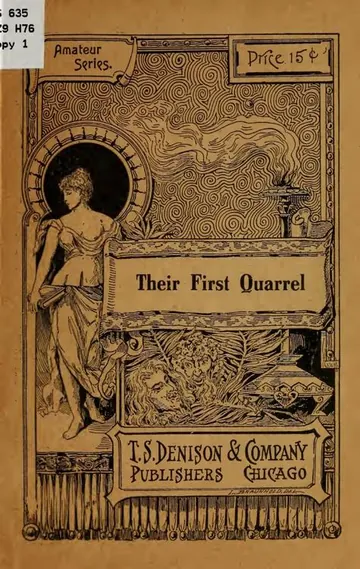 Their First Quarrel by Charles Nevers Holmes, book cover