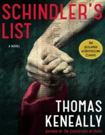 Schindlers list by Thomas Keneally, book cover