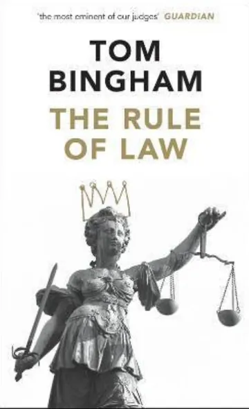 The Rule of Law by Sir Thomas Bingham, book cover