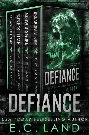 Defiance by E C Land, book cover