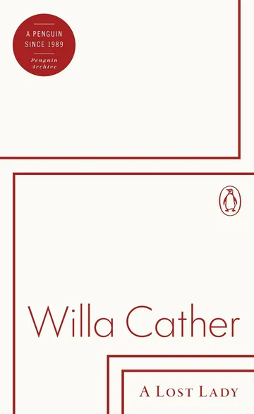 A Lost Lady by Willa Cather, book cover