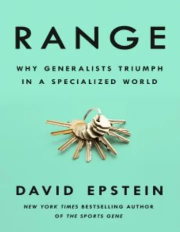 Range: Why Generalists Triumph in a Specialized World by David Epstein, book cover