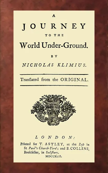 A Journey to the World Under-ground by Ludvig Holberg, book cover