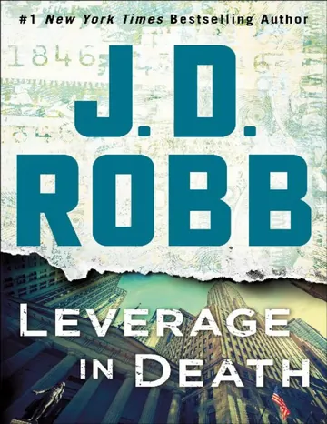Leverage in Death by J. D. Robb, book cover