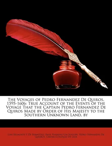 The Voyages of Pedro Fernandez de Quiros, 1595-1606 by Pedro Fernandes de Queirós, book cover
