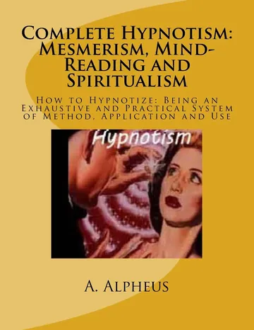 Complete Hypnotism by A. Alpheus, book cover