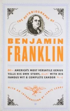The Autobiography of Benjamin Franklin by Benjamin Franklin, book cover