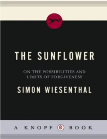 The Sunflower On the Possibilities by Simon Wiesenthal, book cover