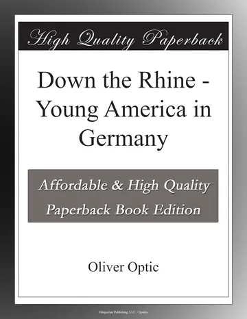 Down the Rhine by Oliver Optic, book cover