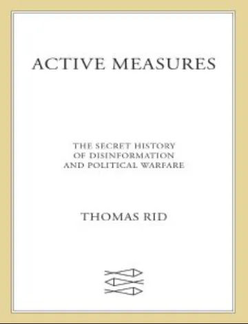 Active Measures by Thomas Rid, book cover